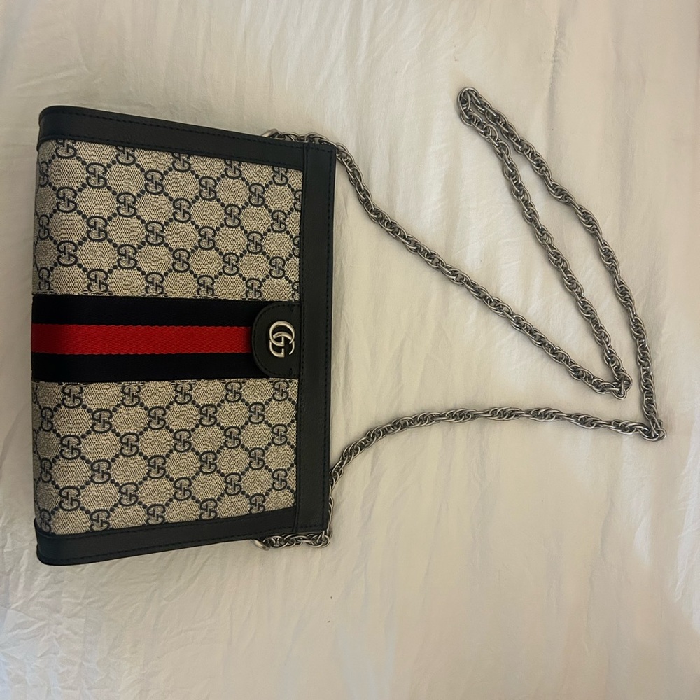 Gucci GG Pattern Crossbody Bag